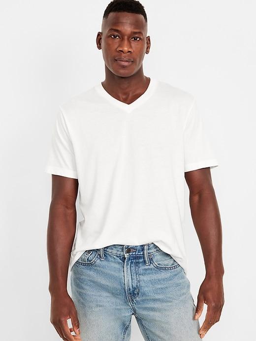 Soft-Washed V-Neck T-Shirt 3-Pack Product Image