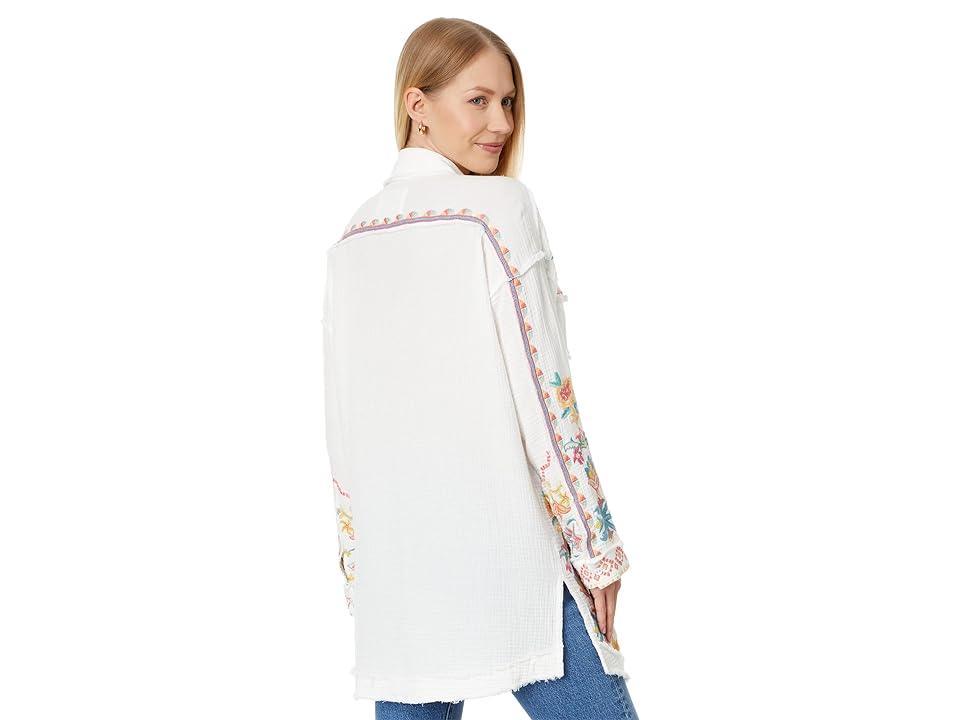 Johnny Was Toyah Embroidered Gauze Tunic Shirt Product Image