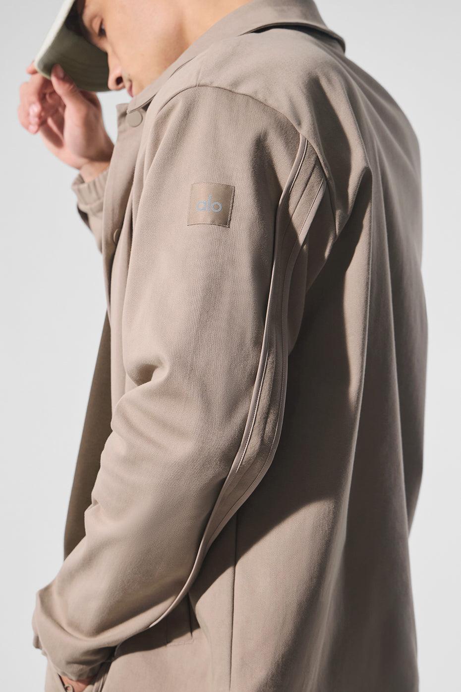 Edition Sueded Jacket - Gravel Male Product Image