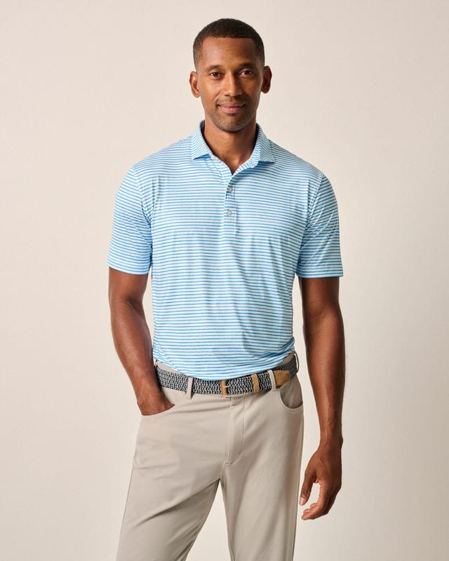 Featherweight Performance Polo - Warwick Stripe Male Product Image