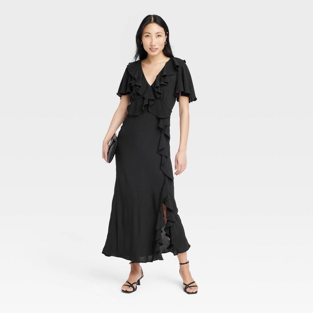 L*Space Valencia Dress (Black) Women's Clothing Product Image