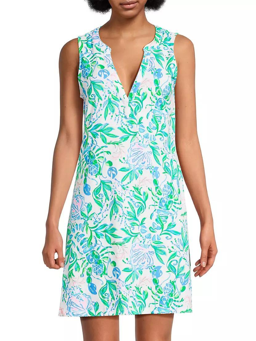 Dev Floral Split V-Neck Dress Product Image