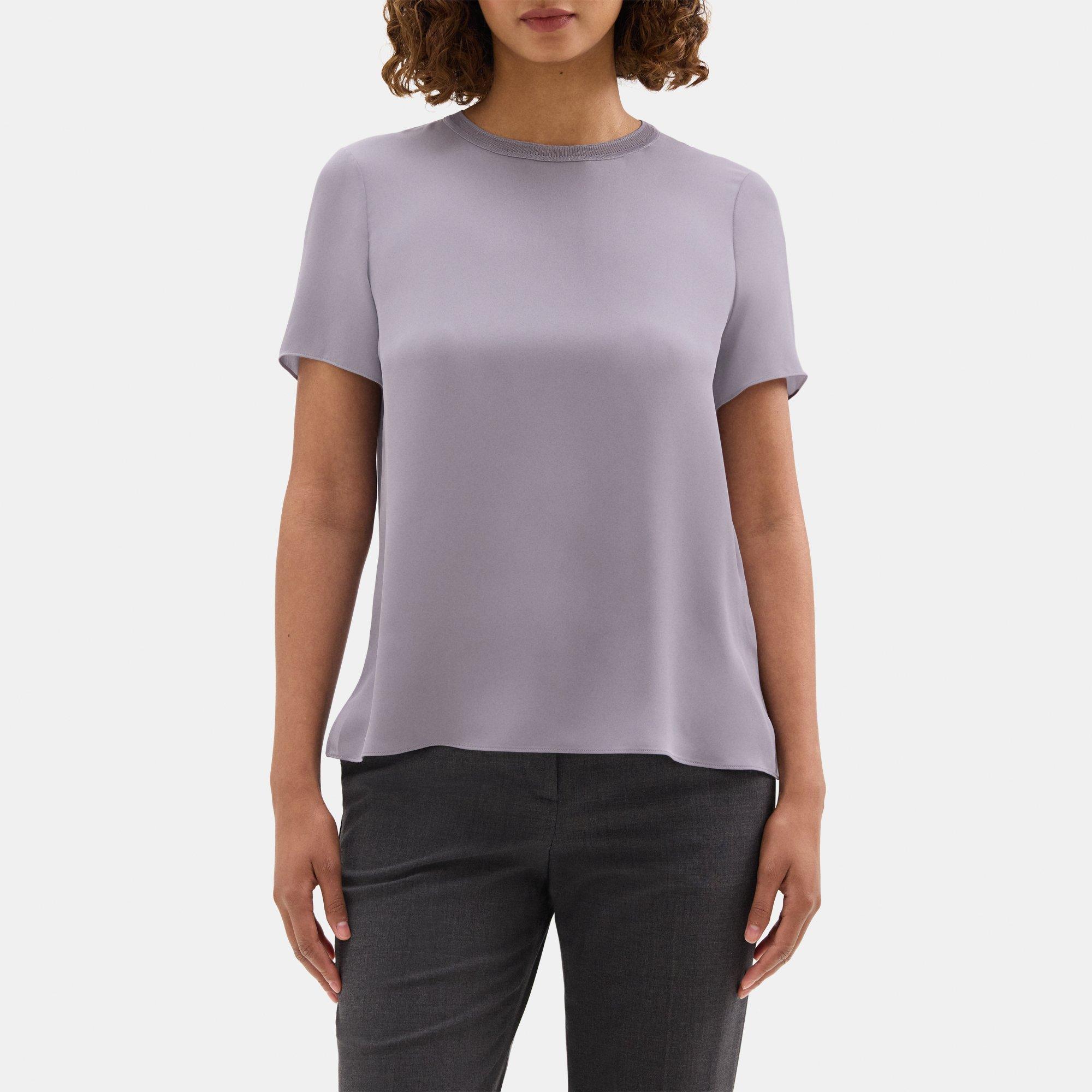 Silk Easy Tee | Theory Outlet product image