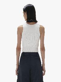 POINTELLE TANK TOP in white | JW Anderson US  Product Image