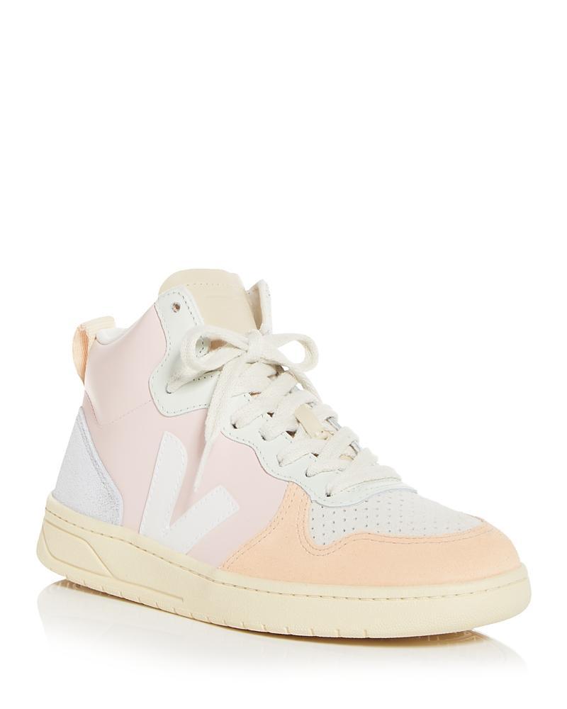 Veja Womens V-15 Mid Top Sneakers Product Image