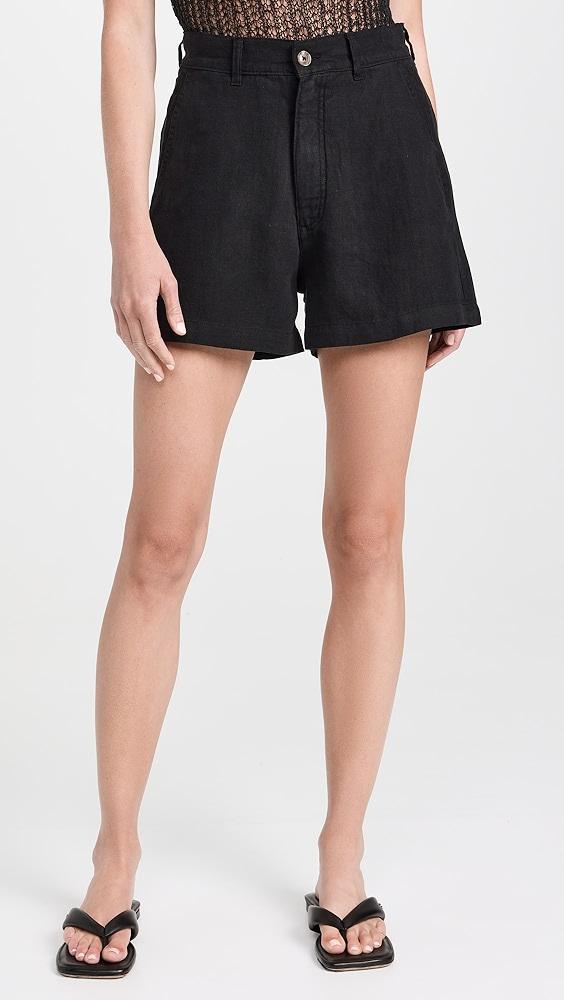 DL1961 Taylor Shorts Ultra High Rise 3" | Shopbop Product Image