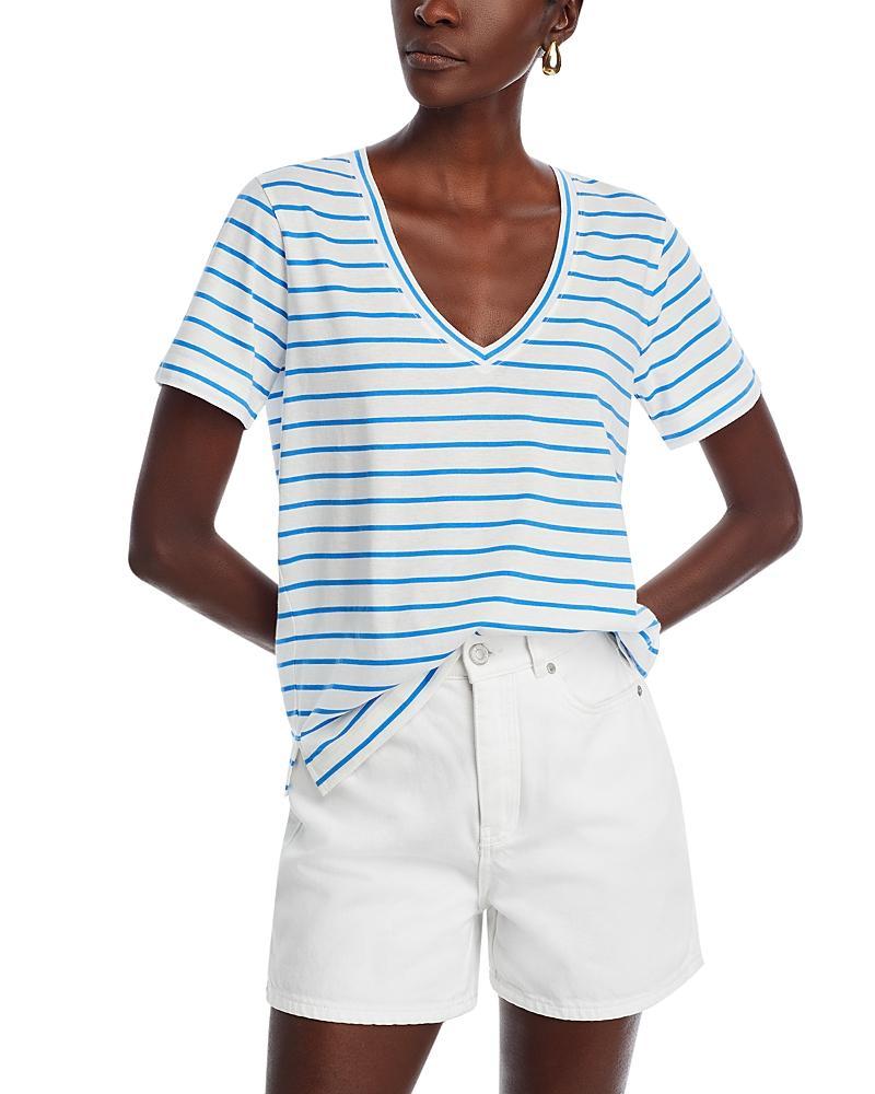 Vineyard Vines V-Neck Tee (White Women's Clothing Product Image