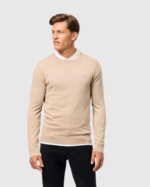 MENS BELMORE EXTRA FINE COTTON SWEATER - B6E832D200 Product Image