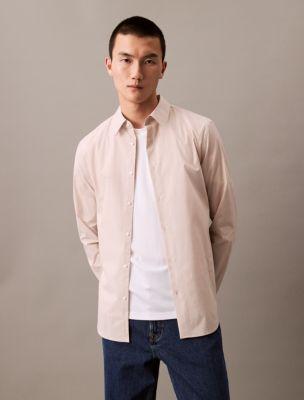 Refined Stretch Micro Stripe Classic Button-Down Shirt Product Image