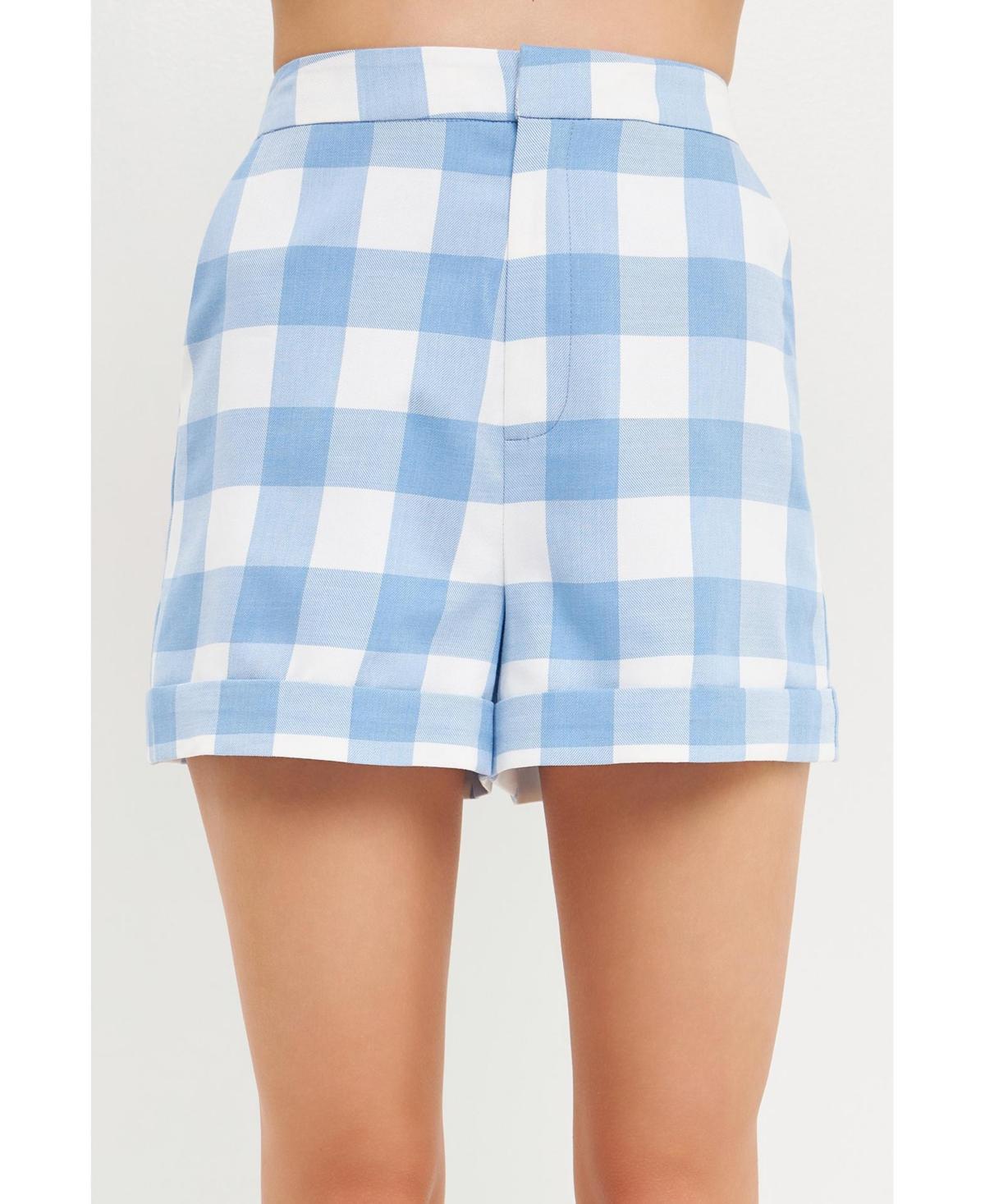 English Factory Womens Gingham Shorts Product Image