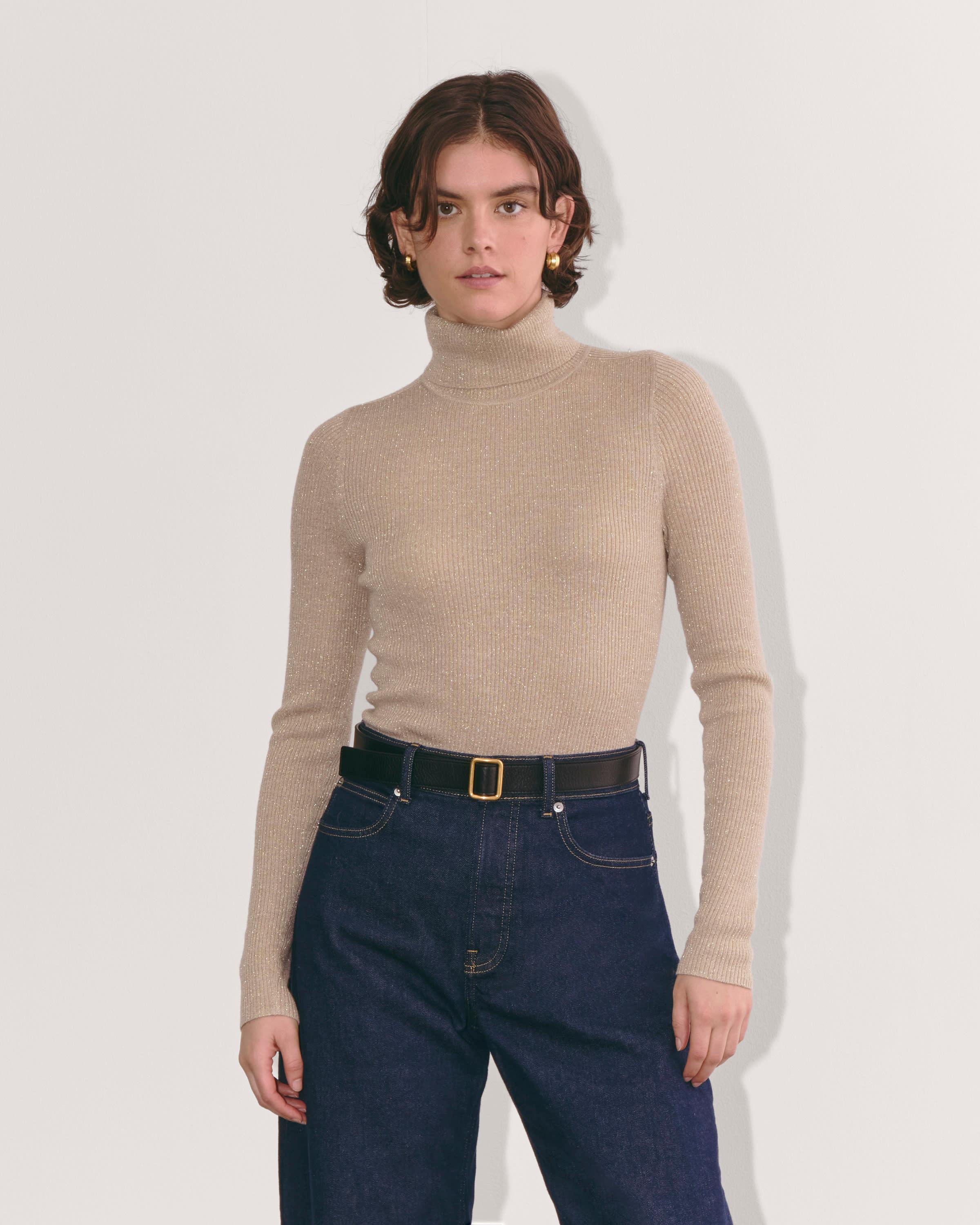 The Turtleneck in Lurex Merino product image