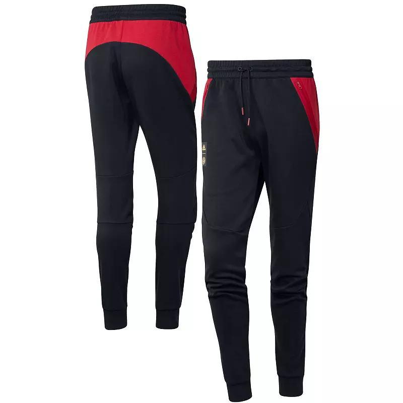 Mens adidas 2023 Player Black Atlanta United Fc Club Travel Pants Product Image