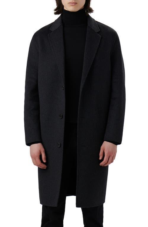 Bugatchi Tailor Fit Wool Blend Longline Coat Product Image