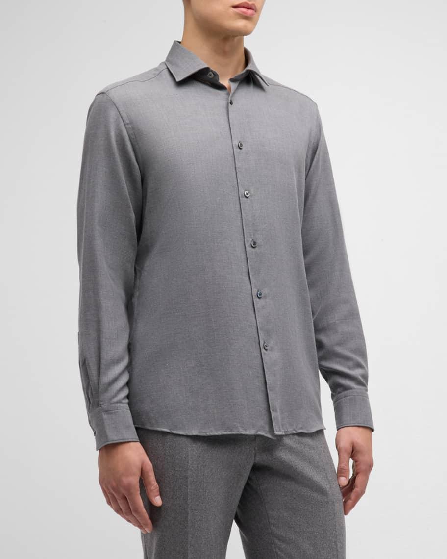 Mens Cashco Melange Sport Shirt Product Image