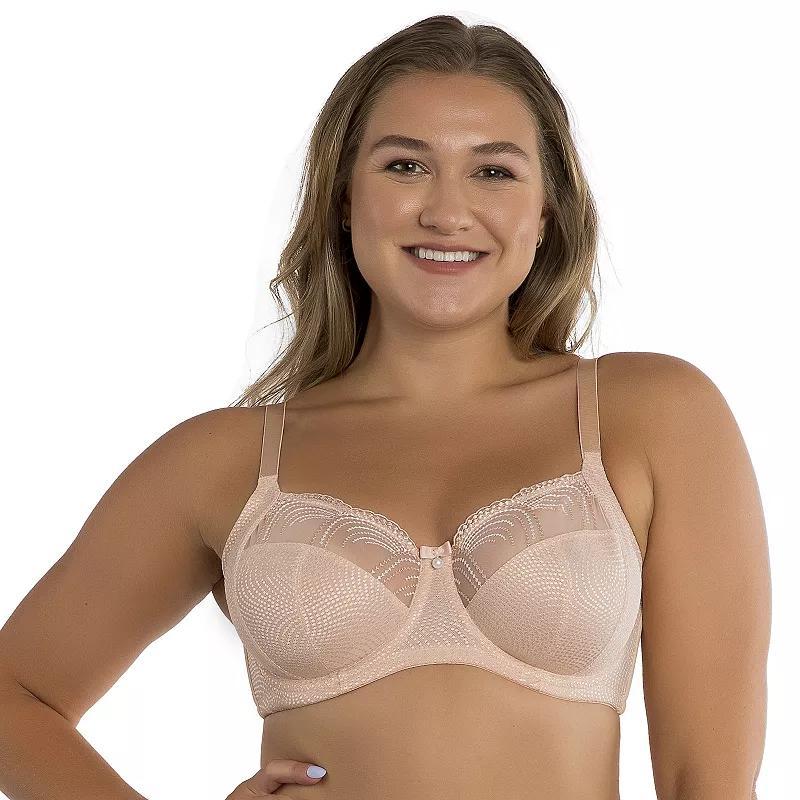 Parfait Pearl Full-Figure Unlined Bra P60923, Womens Cameo Pink Product Image