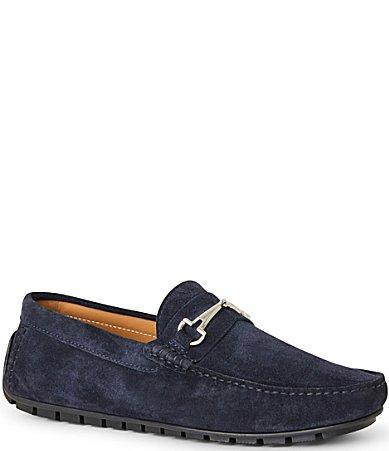 Bruno Magli Mens Darius Driving Suede Moccasins Product Image