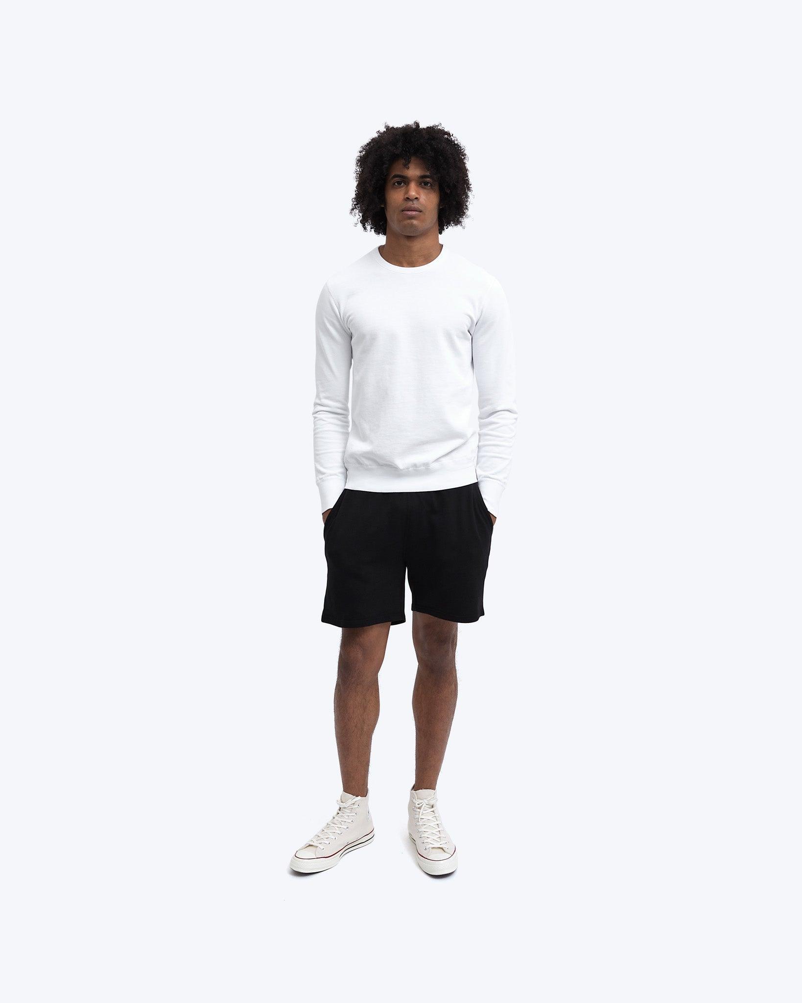 Lightweight Terry Slim Crewneck Male Product Image