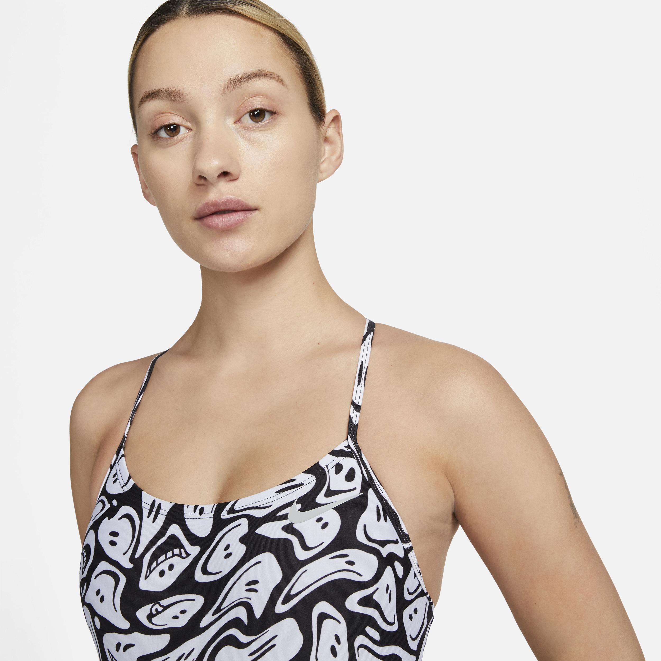 Nike Women's Swim HydraStrong Lace-Up Tie-Back One-Piece Swimsuit Product Image