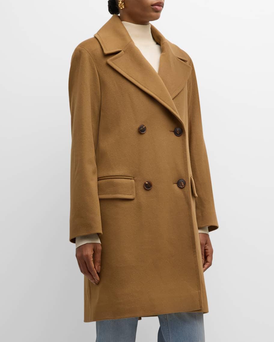 Finley Double-Breasted Wool Coat  Product Image