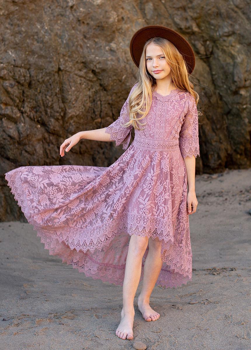 Maeby Dress in Dusty Orchid Product Image