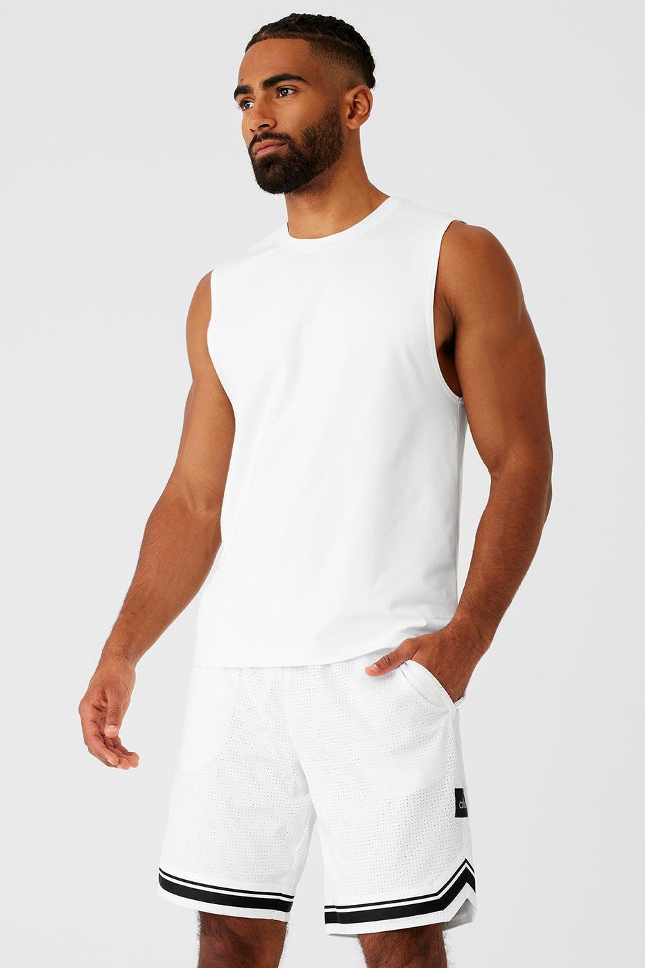 Conquer Muscle Tank - White Male Product Image