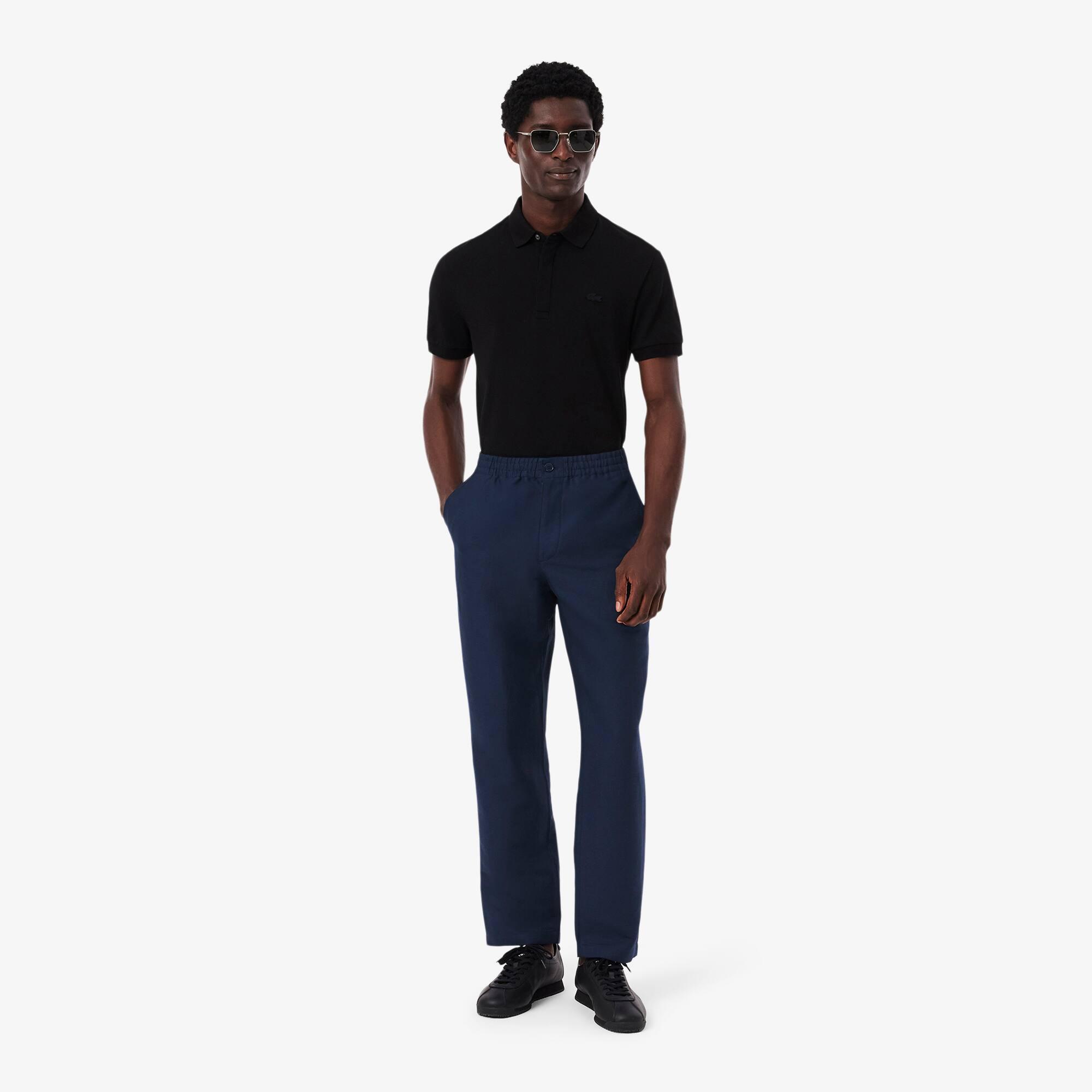 Regular Fit Linen Twill Pants Product Image