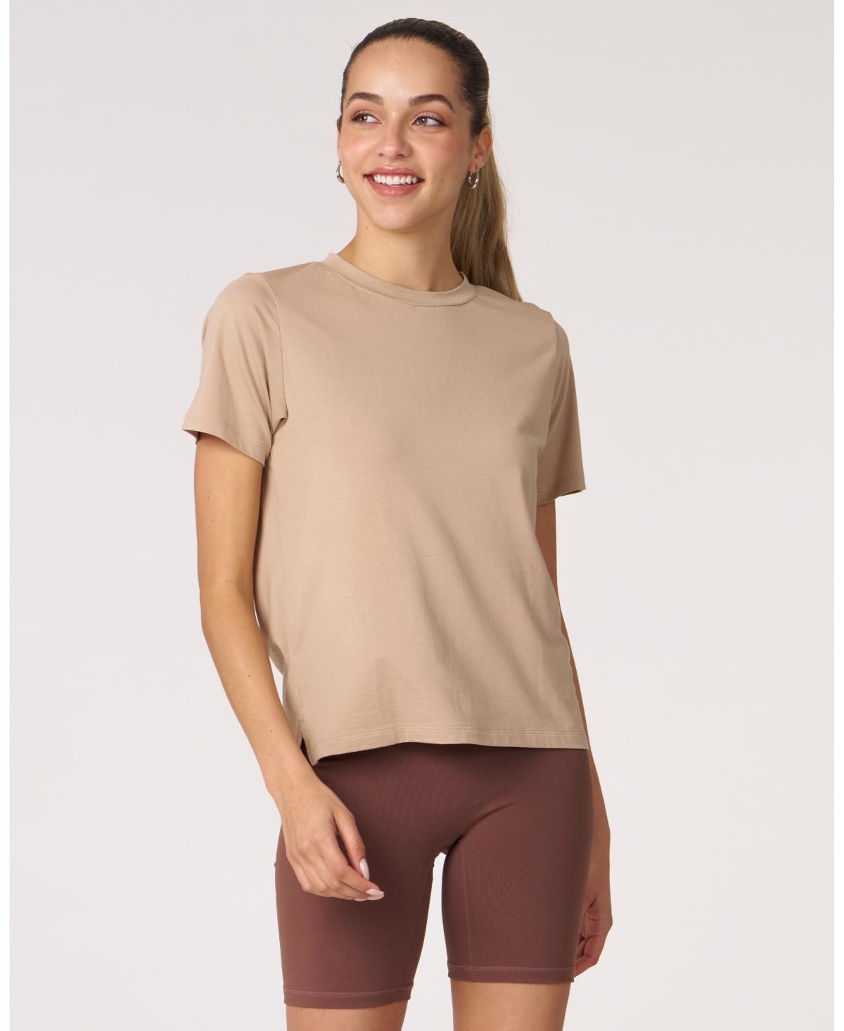 Rebody Active Womens Rebody Essentials Short Sleeve Top for Women Product Image