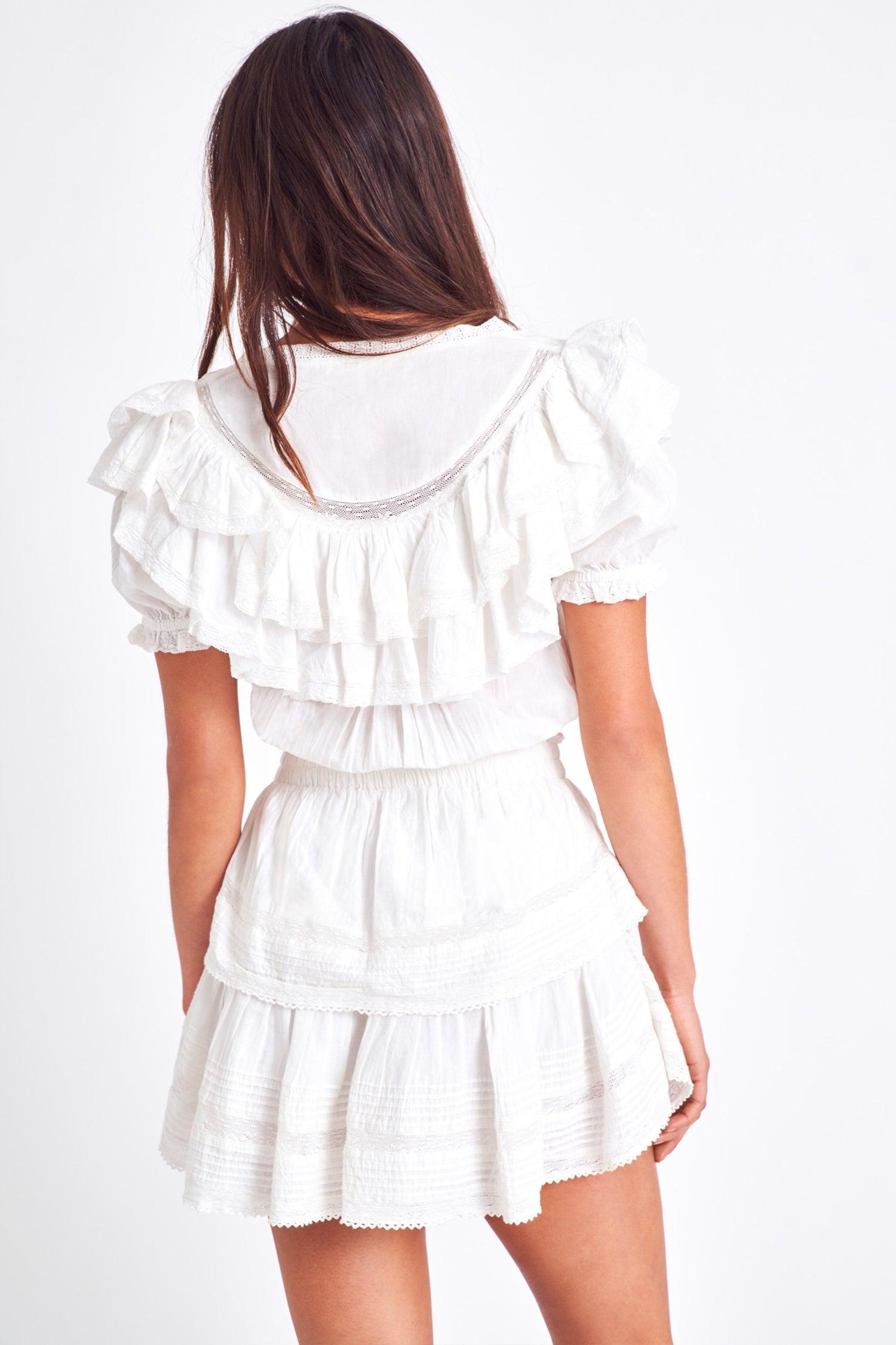 Liv Cotton Ruffled Dress Product Image