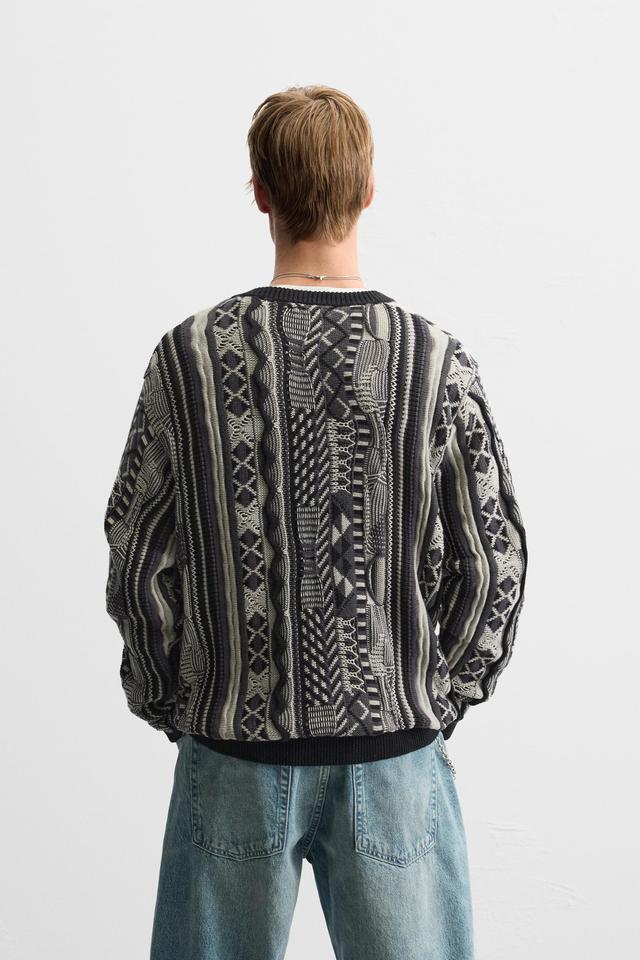 ABSTRACT JACQUARD SWEATER Product Image