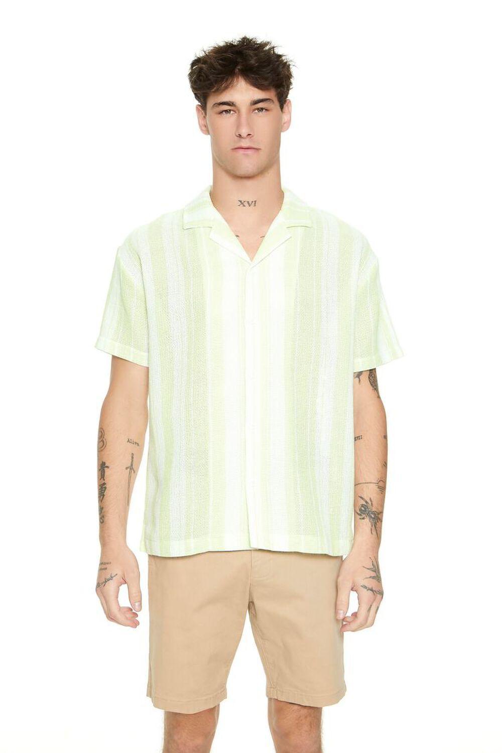 Textured Striped Shirt | Forever 21 Product Image