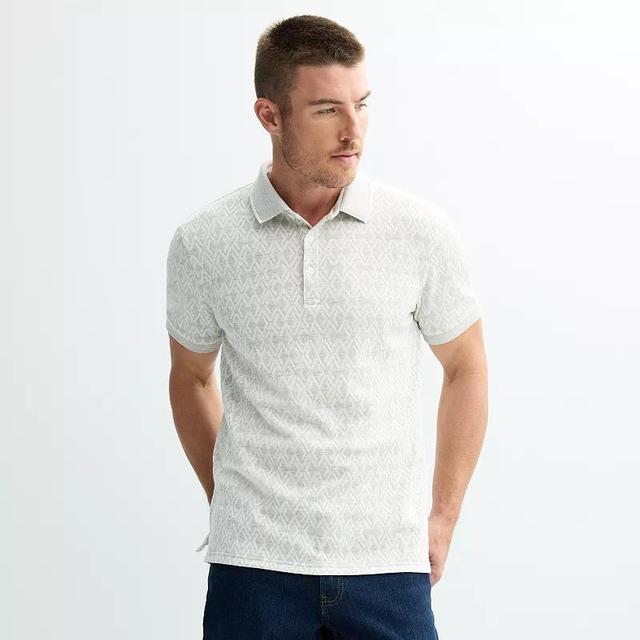 Mens Apt. 9 Jacquard Tipped Polo Product Image