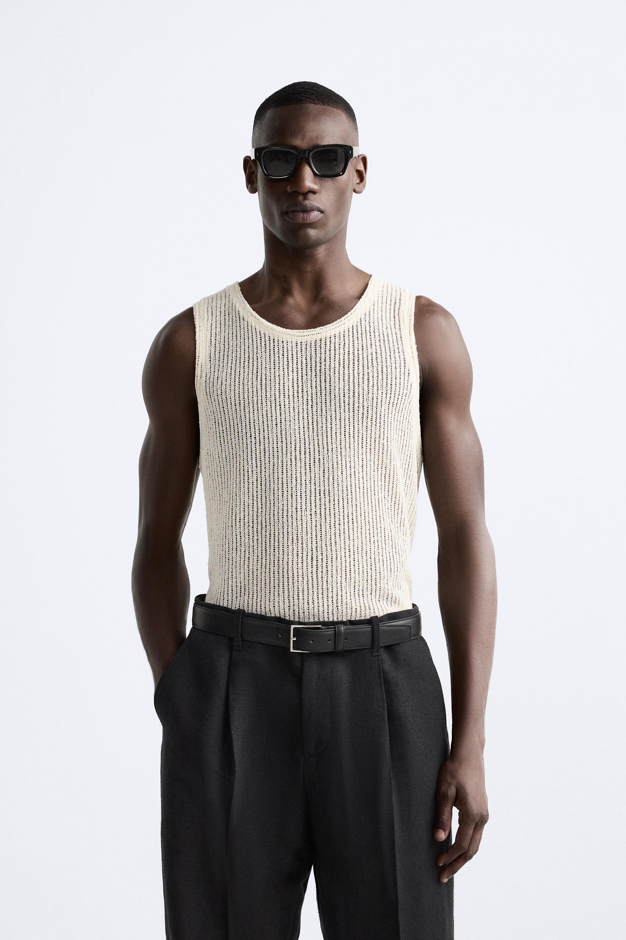 STRUCTURED POINTELLE SHIRT Product Image