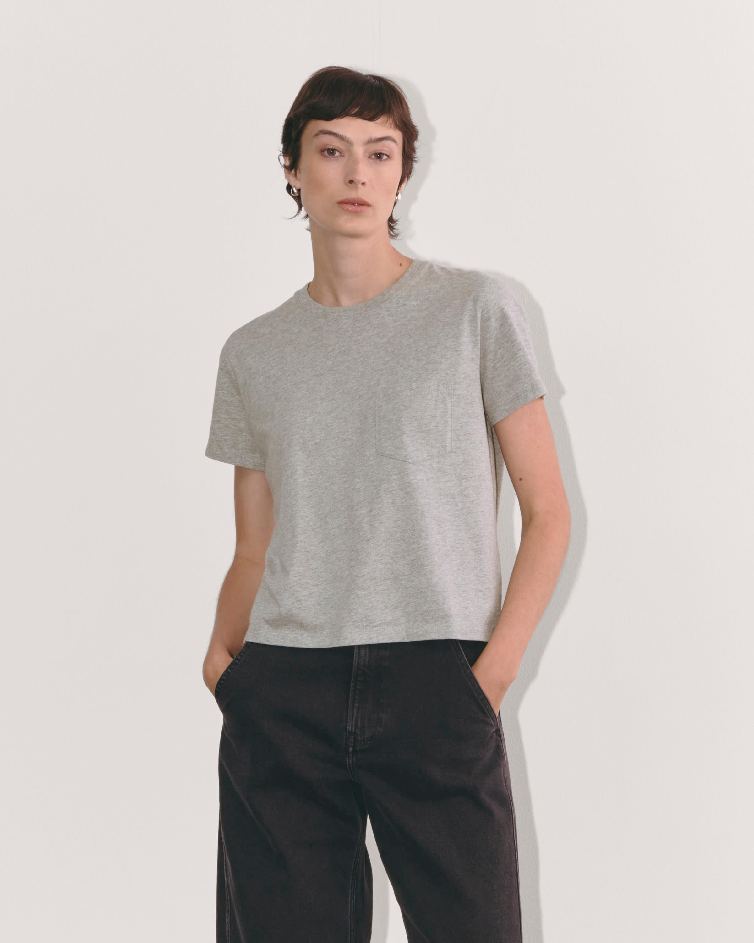 The Box-Cut Tee in Essential Cotton Product Image