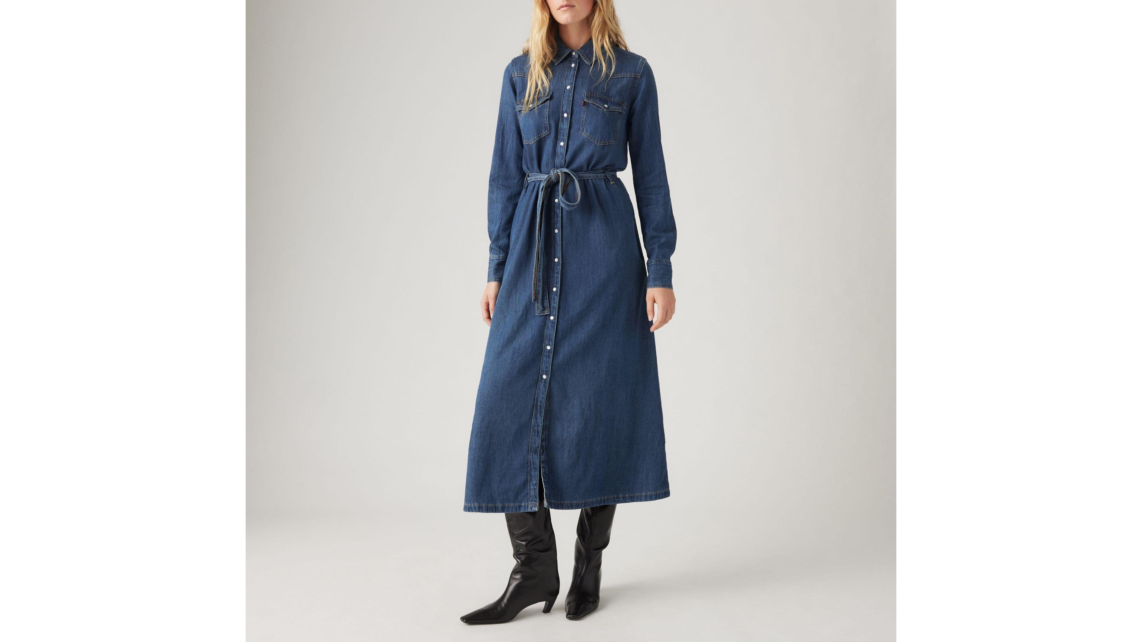 Quinney Denim Dress Product Image