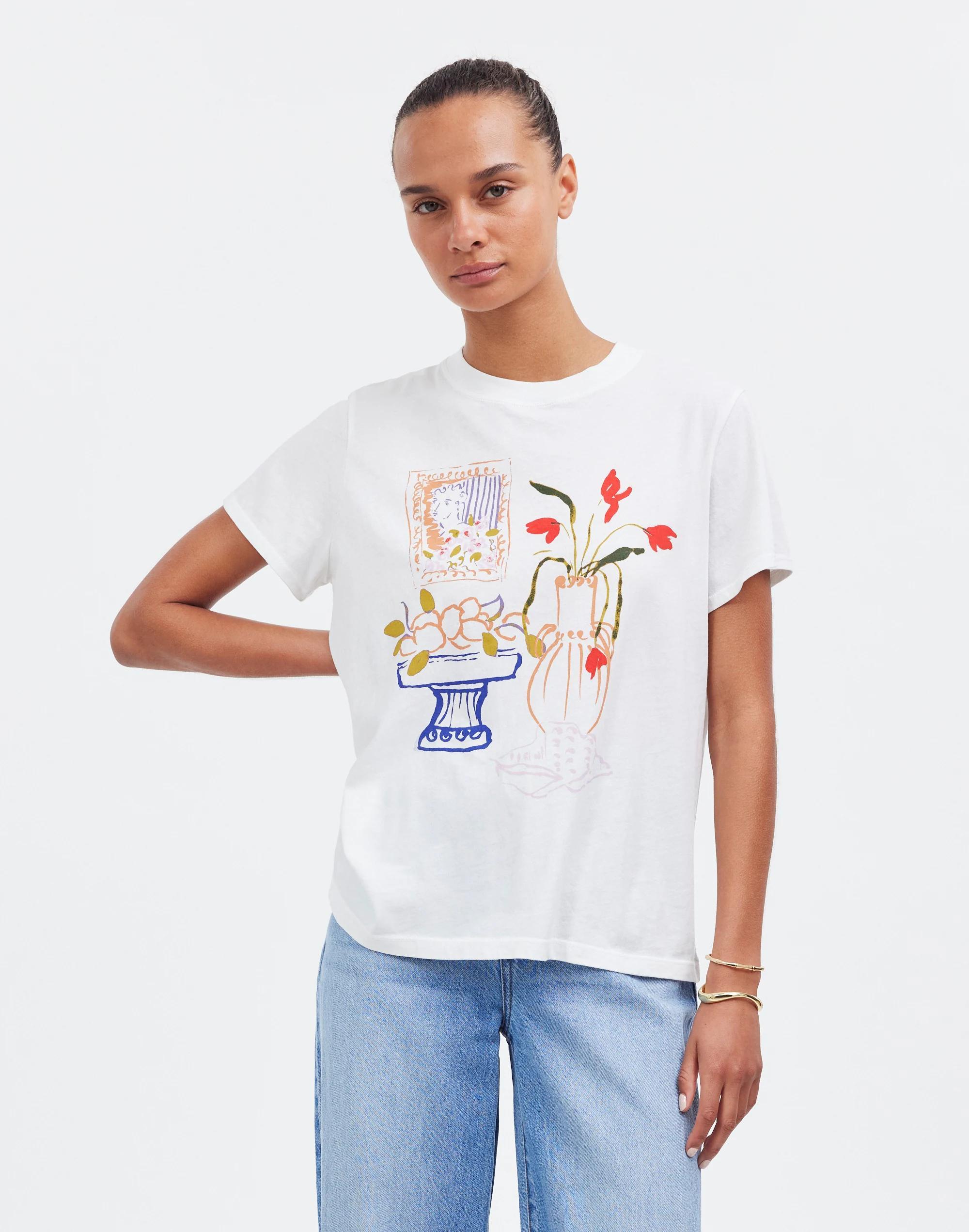 Madewell x Lisa Says Gah! Graphic Softfade Cotton Crewneck Relaxed Tee Product Image