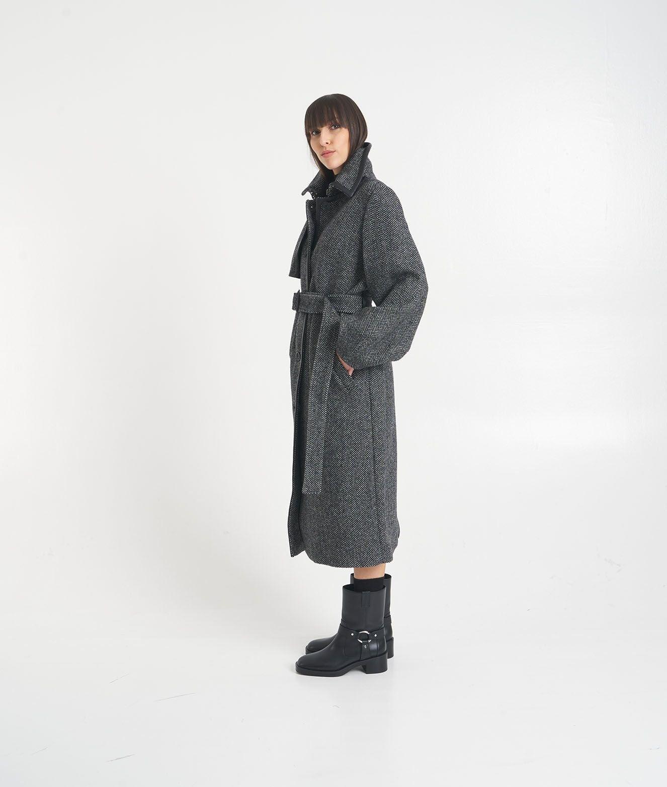 Cappotto trench in lana 'Zeva-HB' Female Product Image