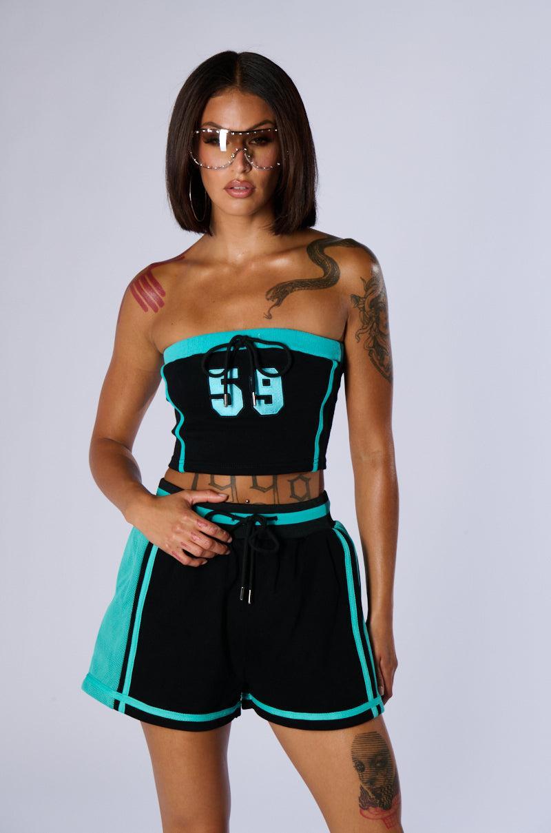 BALLIN ALL NIGHT BANDEAU TOP Product Image