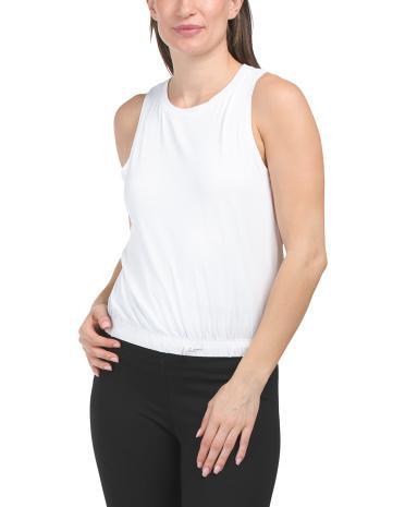 Luxe Micro Jersey Sleeveless Top for Women product image