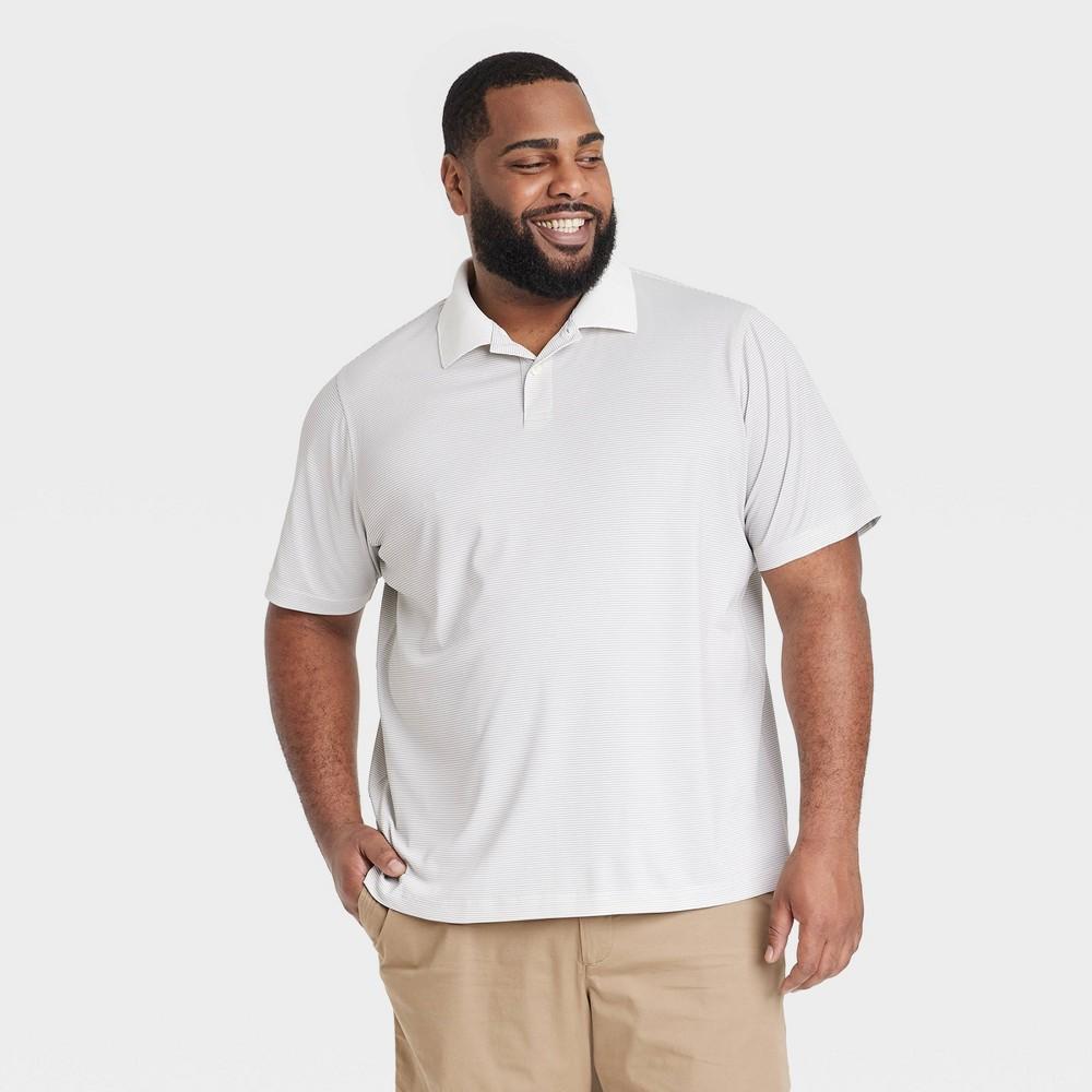 Mens Big & Tall Performance Polo Shirt - Goodfellow & Co Beige 4XL Product Image