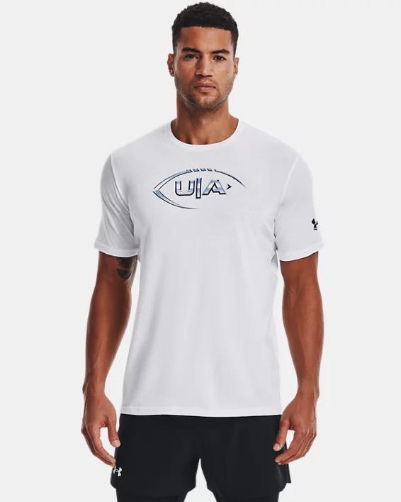 Men's UA Football Chrome Branded Short Sleeve Product Image