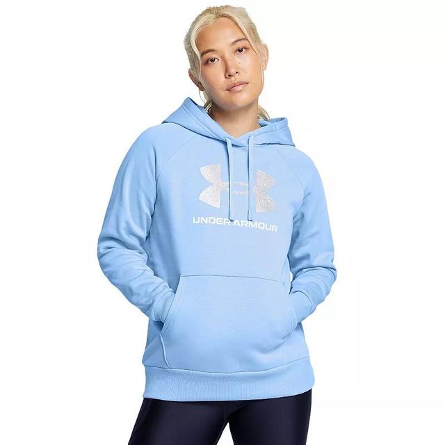 Women's UA Rival Fleece Glitter Big Logo Hoodie Product Image