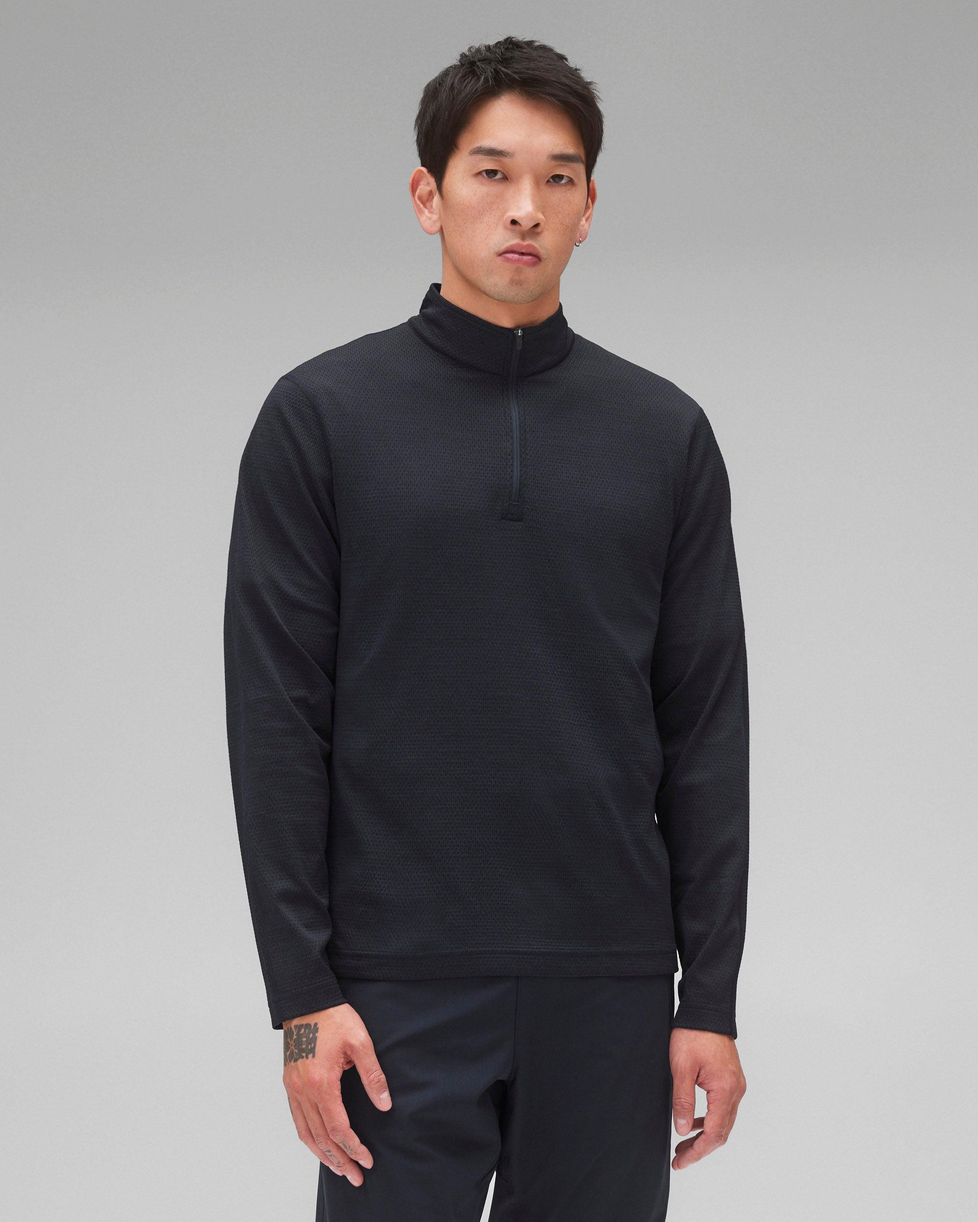 Solotex Mesh Tiebreak Quarter Zip Male Product Image