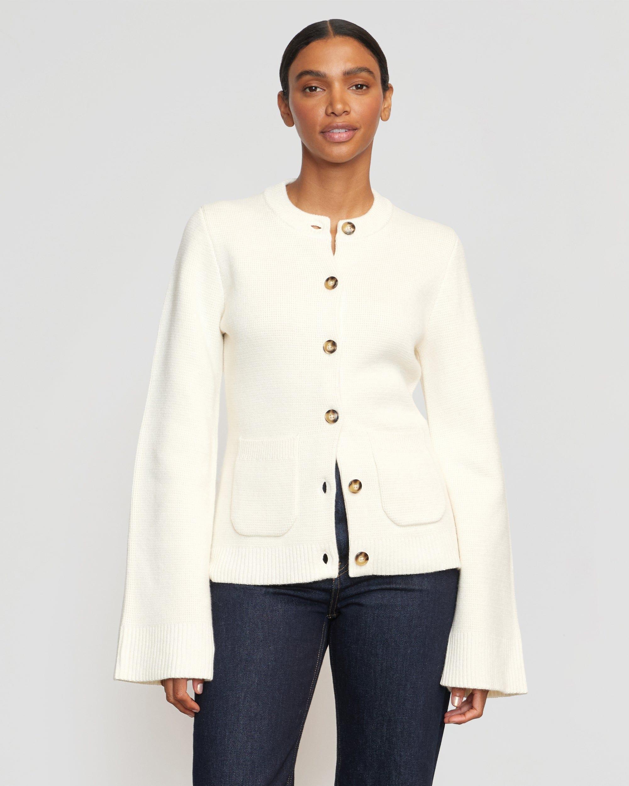 Eames Organic Cotton-Wool Button Cardigan Product Image