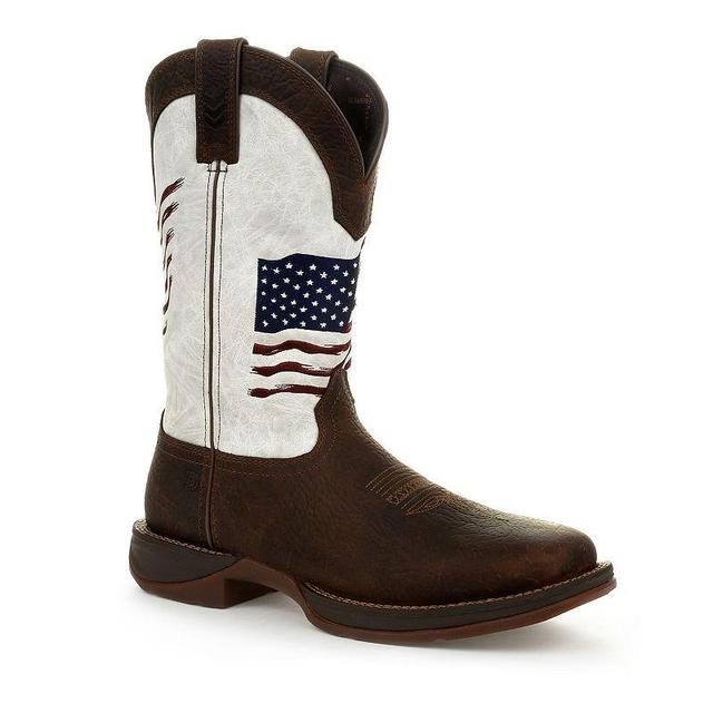 Durango Mens Rebel Distressed Flag Western Boots , 7 - Mens Ropers at Academy Sports Product Image