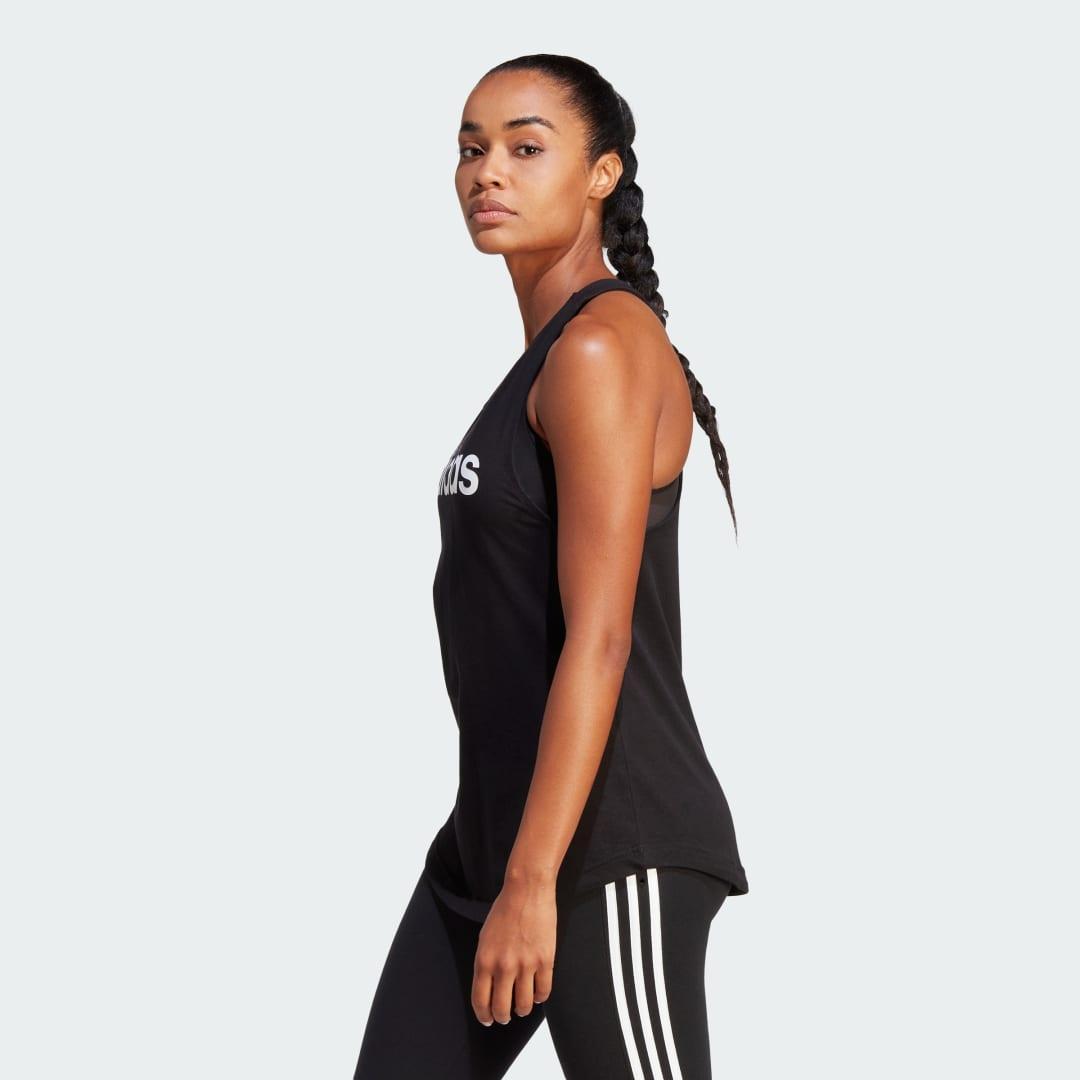 Adidas Womens LOUNGEWEAR Essentials Logo Loose Tank Top Product Image