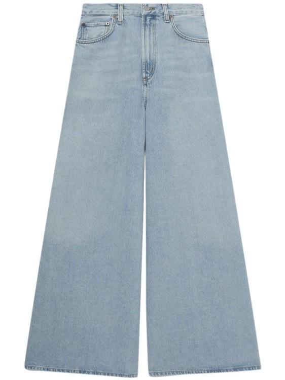 AGOLDE Blue Dame High Rise Wide Leg Jeans Product Image