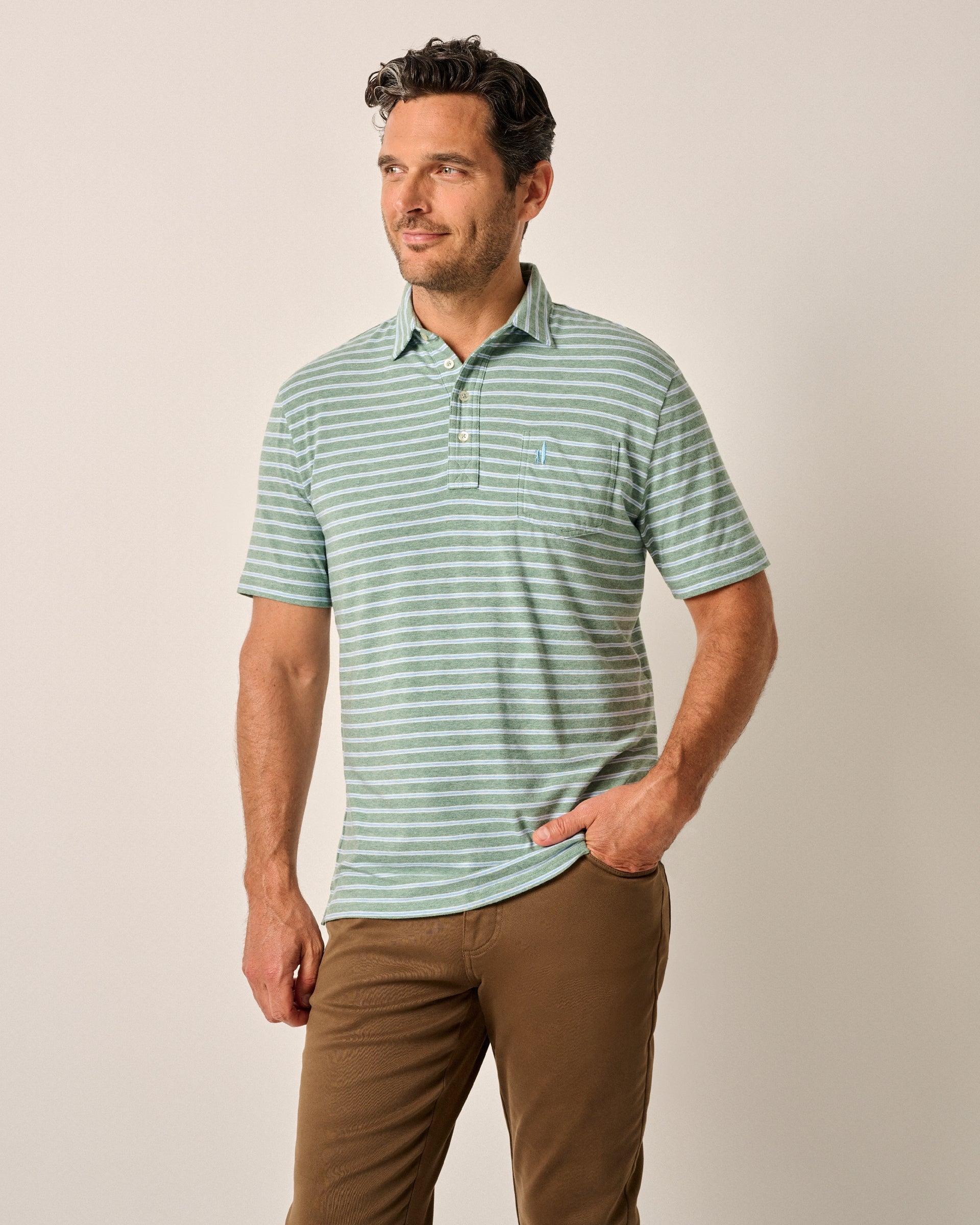 Original 4-Button Polo - Matthis Stripe Male Product Image