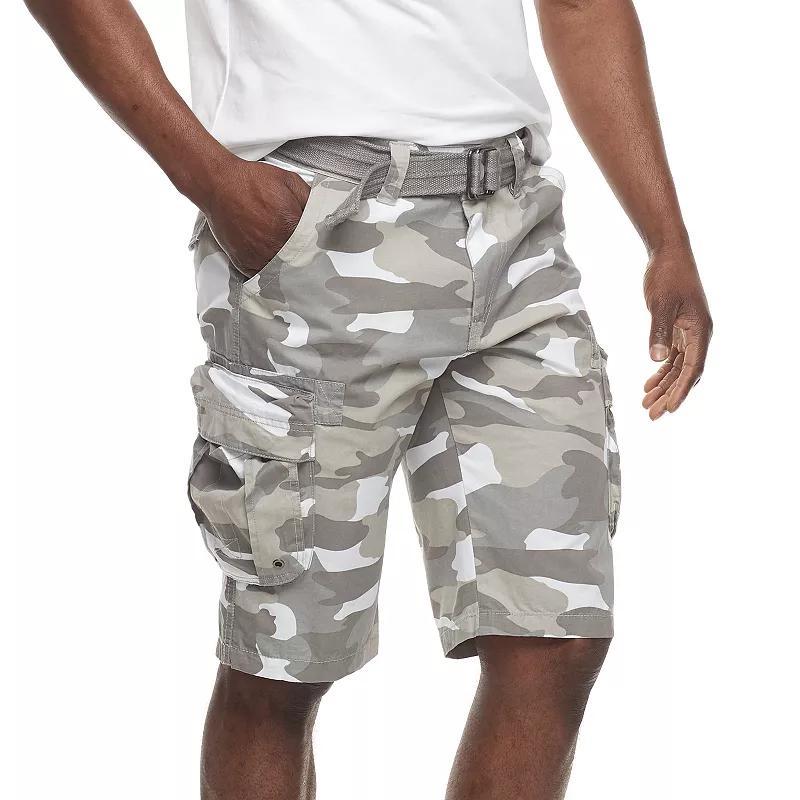 Mens RAW X by Xray Regular-Fit Belted Cargo Shorts Product Image