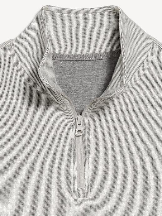 French Rib Quarter-Zip Sweater Product Image