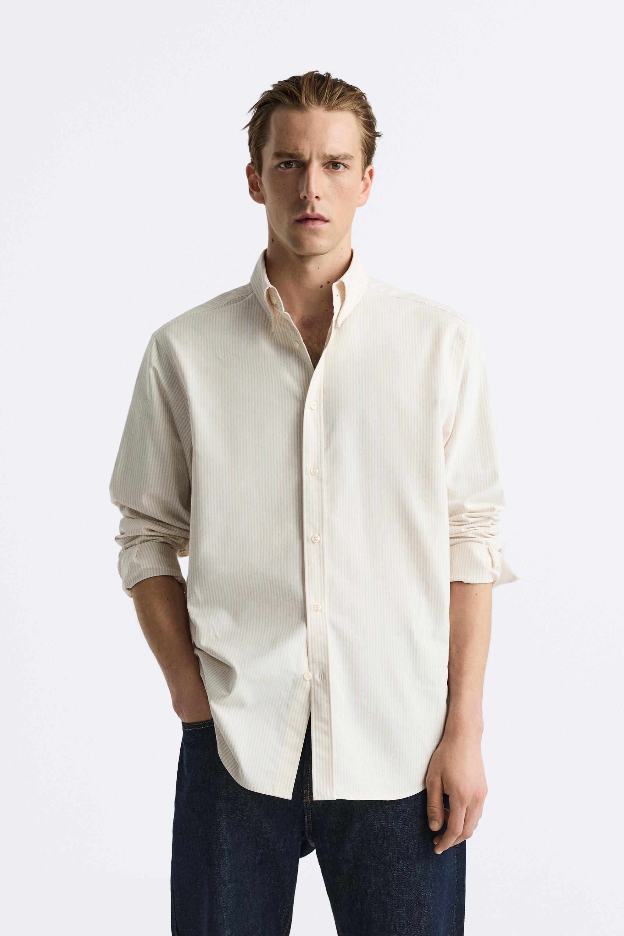 TEXTURED STRIPED SHIRT Product Image